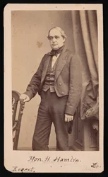 Porträt von Hannibal Hamlin 1809-1891, 1857