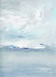 Entfernte Flugzeugwolken