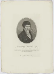 Porträt von Girolamo Crescentini, nach 1800