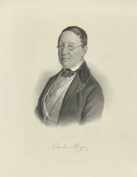 Porträt des Pianisten und Komponisten Charles Mayer 1799-1862, ca. 1854