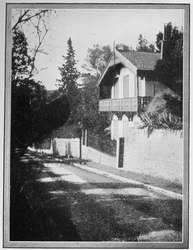 Chalet La Solitude, Hyères, Frankreich, Wohnsitz von Robert Louis Stevenson von 1882-84