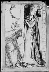 Fotografische Reproduktion von "Studie für Die Magd von Lochroyan"