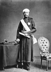 Sir Sala Jung, Premierminister des Nizam von Hyderabad, ca. 1870er
