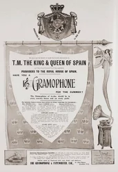 Werbung für The Gramophone Company