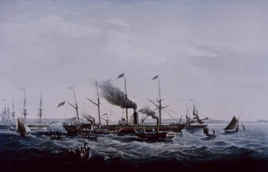 Great Western Dampfschiff, entworfen von Brunel, fertiggestellt in Bristol 1837