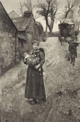 Arme Landwitwe (Gravur)