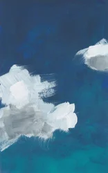 Abstrakte Blaue Wolken