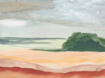 Abstrakte Wüstenlandschaft