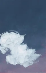Indigo Nachtwolken