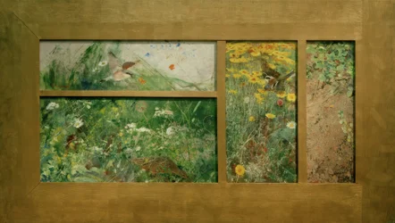 Vier Vogelstudien