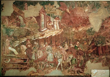 Triumph des Todes, Fresko. Gesamtansicht