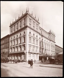 Hotel Delmonico an der 44th Street und 5th Avenue, New York, 1898 (Silbergelatineabzug)