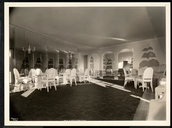 Das südwestliche Zimmer des Penthouse im Hotel St. Regis, 1937