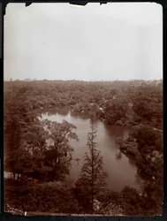 Blick auf den Central Park vom 4. Stock des Plaza Hotels, 5th Avenue und 59th Street, 1907