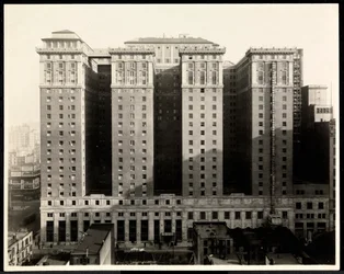 Ansicht der Südseite des Hotel Pennsylvania, 7th Avenue und 32nd Street, New York, 1919
