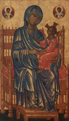 Thronende Madonna mit Kind, um 1250-1275