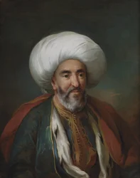 Porträt von Mahmud Agas, Botschafter von Tripolis
