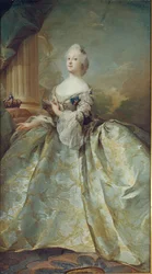 Porträt von Louise, Frederik V
