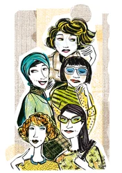 Fünf Frauen