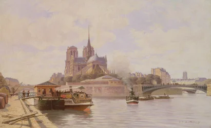 Die Seine bei Notre Dame
