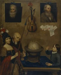 Motiv aus Ludvig Holbergs "Jeppe auf dem Berge", III Akt, 3. Szene