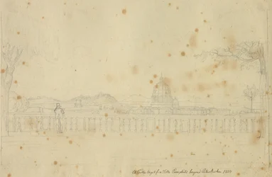Parti fra Villa Pamphili mod Peterskirken