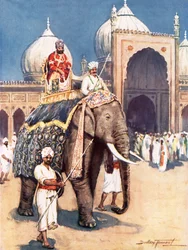 Die strahlende Schönheit der schönen Perlenmoschee