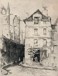 In der Nähe von St. Etienne-du-Mont, 1915