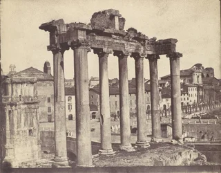 Tempel der Concordia, Rom, 1850er Jahre