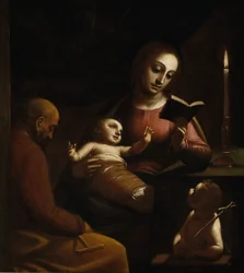 Die Heilige Familie mit Johannes dem Täufer als Junge, ca. 1578