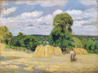 Ernte in Montfoucault, 1876