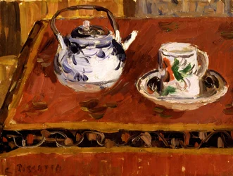 Stillleben, Tasse und Teekanne, 1899