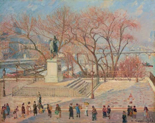 Statue von Heinrich IV., Morgen, Sonne, 1902