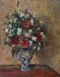 Stillleben mit Pfingstrosen und Scheinorange, 1872-1877