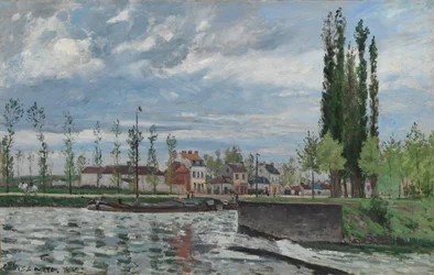 Die Schleuse in Pontoise