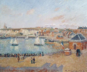 Der äußere Hafen von Dieppe, 1902