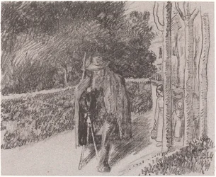 Bettler mit Krücke Mendiant à la béquille, 1897