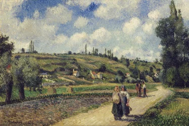Landschaft bei Pontoise, die Auvers-Straße, 1881