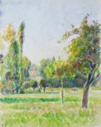 Studie des Obstgartens des Hauses des Künstlers in Eragny-sur-Epte, ca. 1890