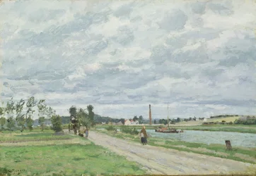 Die Ufer der Oise bei Pontoise