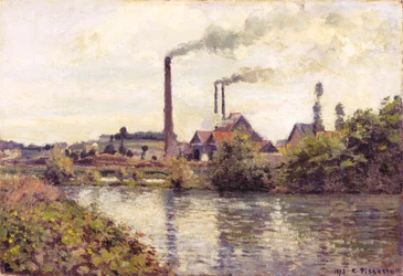 Die Fabrik in Pontoise, 1873