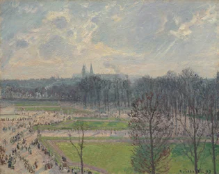 Der Garten der Tuilerien an einem Winternachmittag, 1899