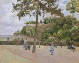 Der öffentliche Garten in Pontoise