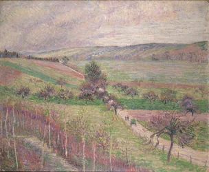 Die Thierceville-Straße, früher Frühling