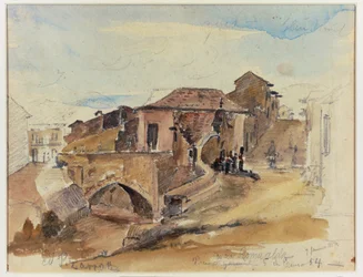 Die Brücke von Dona Romualda Caracas, Venezuela 1854