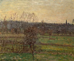 Ansicht von Bazincourt, Winter