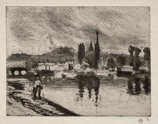Ansicht von Rouen