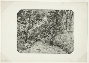 Waldweg in Pontoise
