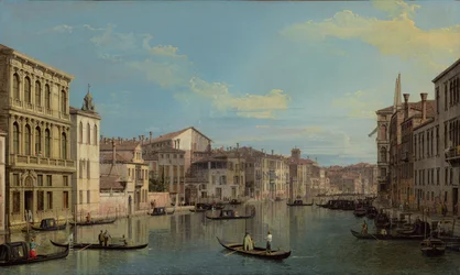 Der Canal Grande in Venedig vom Palazzo Flangini bis Campo San Marcuola