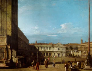 Markusplatz, Blick nach Westen zu San Geminiano